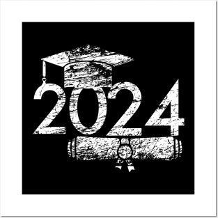 Distress look 2024 graduation design Posters and Art